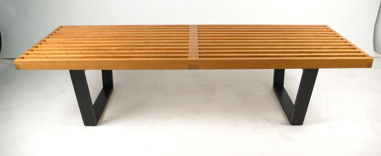 Vintage Maple George Nelson Bench