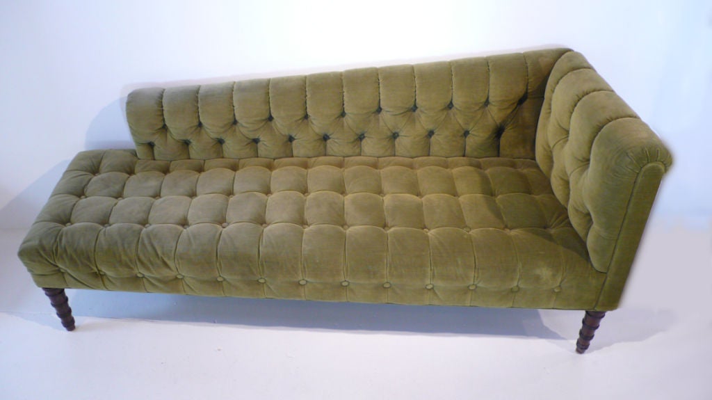 Seltene Sofas „Recamier“ von Edward Wormley für Dunbar (Mahagoni)