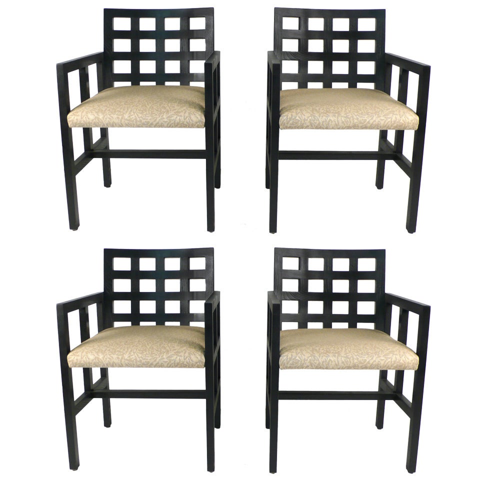 Suite of Ward Bennett Chairs