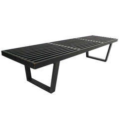 Vintage Black George Nelson Bench