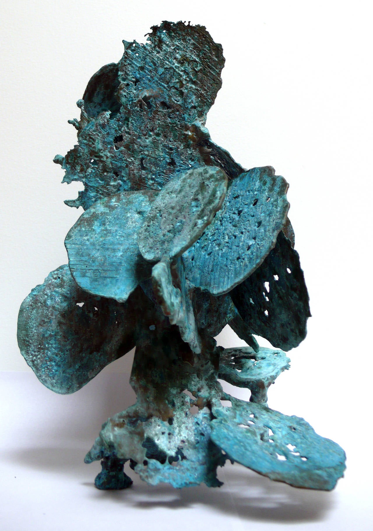 Late 20th Century Harry Bertoia Welded Bronze Spill Cast Sculpture