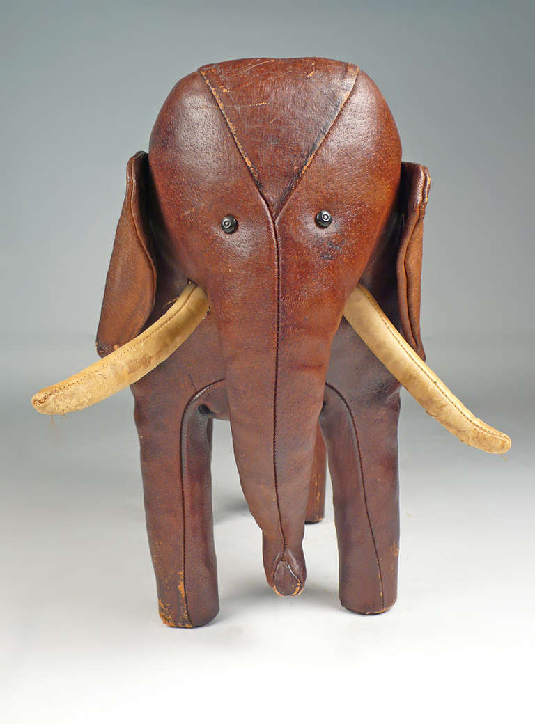Leather Elephant designed by Dimitri Omersa for Abercrombie & Fitch 1960s.