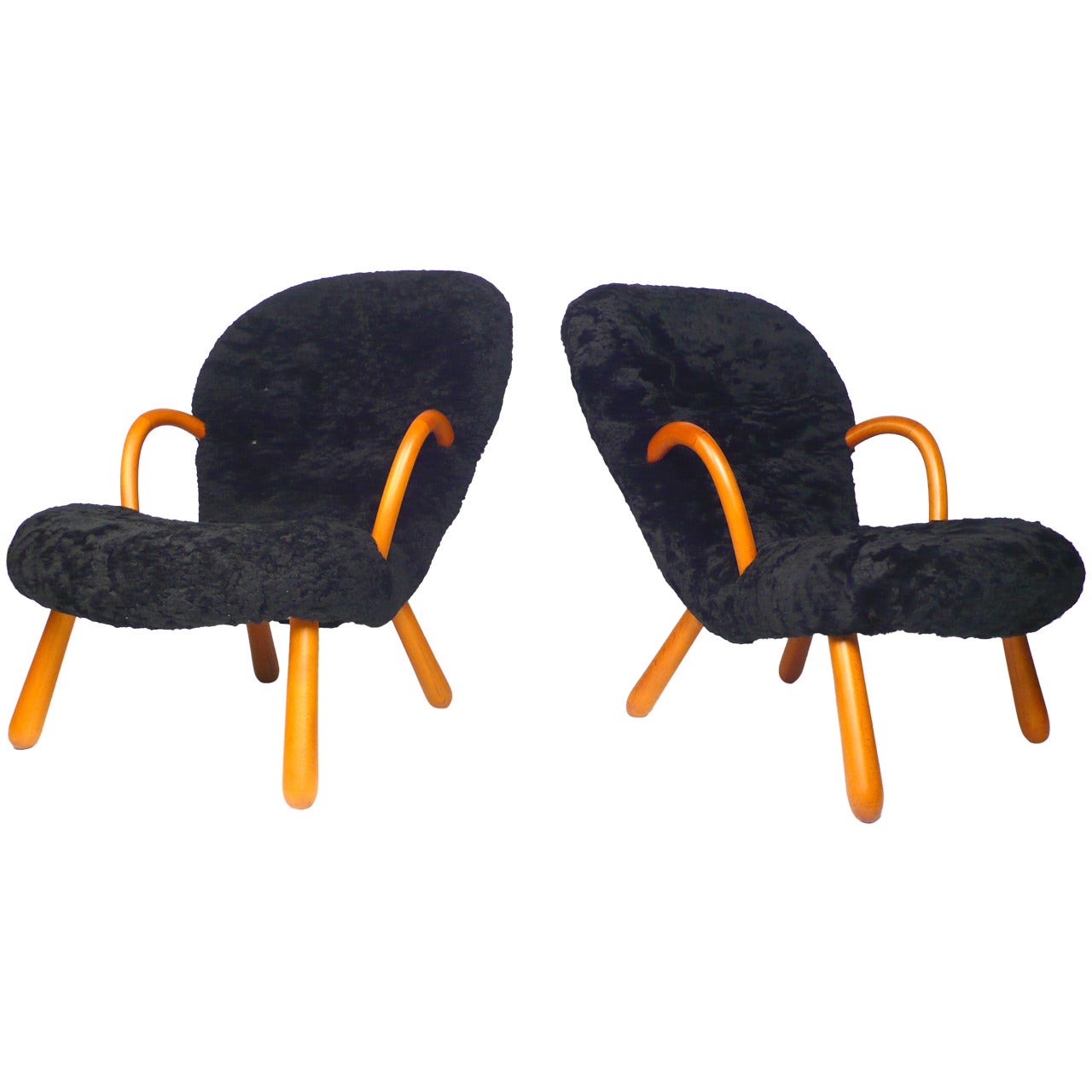Blacksheep Philip Arctander 'Muslingstole' Chairs