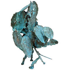 Harry Bertoia Welded Bronze Spill Cast Sculpture