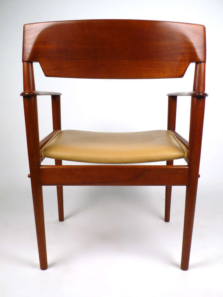 Mid-20th Century Teak Arm Chairs by Grete Jalk For Sale