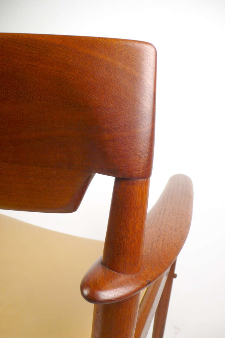 Teak Arm Chairs by Grete Jalk For Sale 2