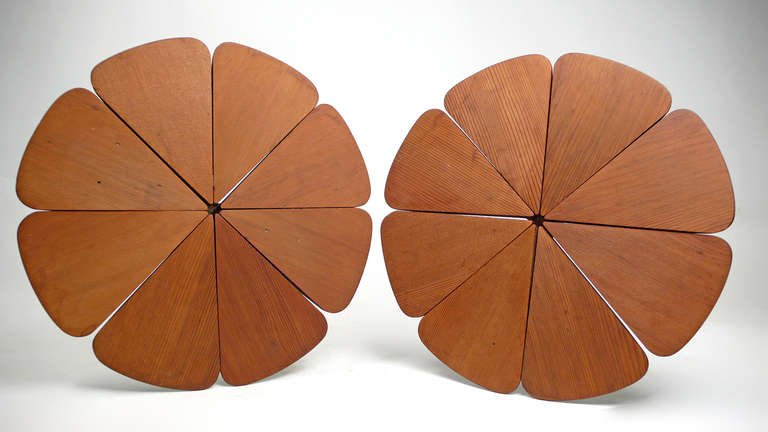 Mid-20th Century Early Pair of Richard Schultz Petal Tables