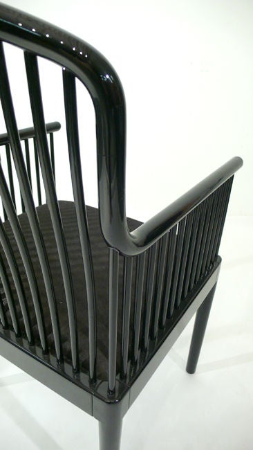 Sixteen Davis Allen Andover Chairs produced in italy by Stendig. Upholstered in A. Edelman Cowhide. Net Price per chair - $400.<br />
These were introduced before Knoll bought the rights and reissued them as the exeter chair.