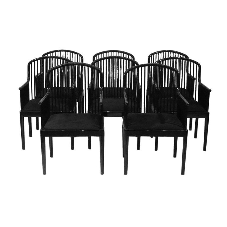 Sixteen Davis Allen Chairs