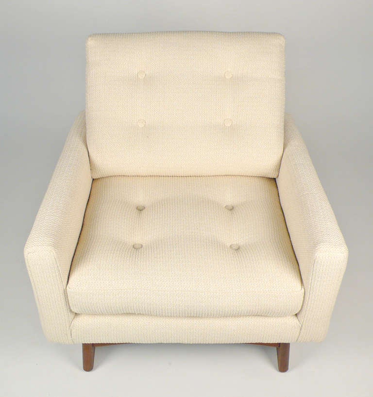 Mid-Century Modern Sofa with Matching Chair Designed by Adrian Pearsall