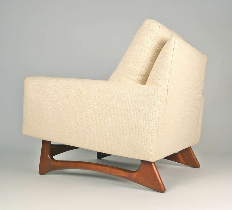 American Sofa with Matching Chair Designed by Adrian Pearsall