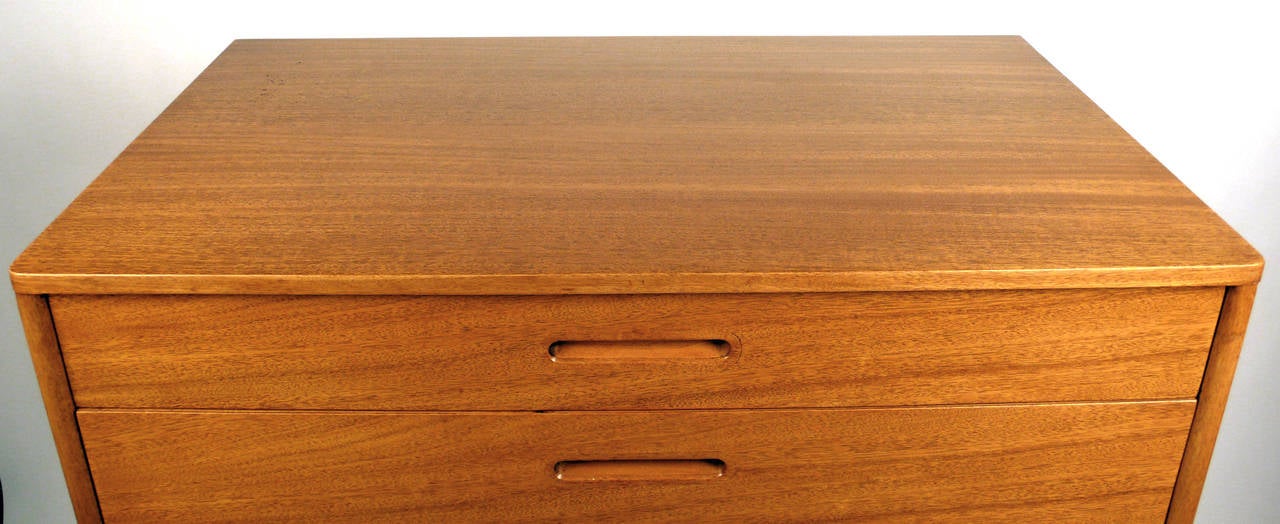 20th Century Seven-Drawer Chest Designed by Edward Wormley for Dunbar
