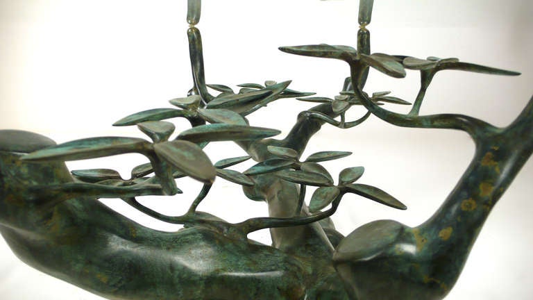 Bronze Bonsai Tree Sculpture Cocktail Table 5