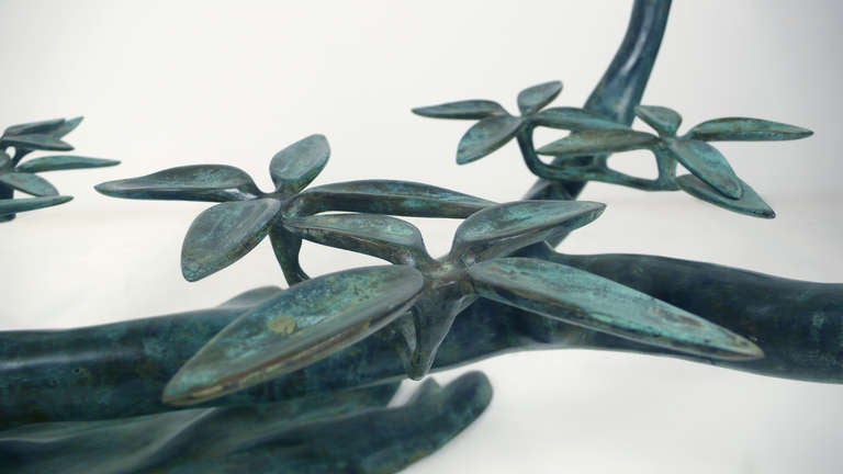 Bronze Bonsai Tree Sculpture Cocktail Table 2