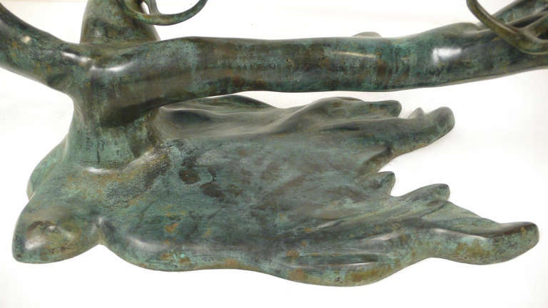 Bronze Bonsai Tree Sculpture Cocktail Table 3