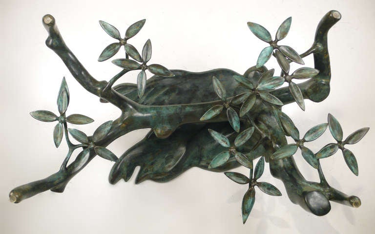 Bronze Bonsai Tree Sculpture Cocktail Table 4