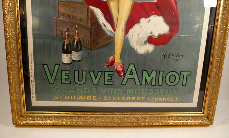 Leonetto Cappiello Veuve Amiot Lithograph In Excellent Condition In Dallas, TX
