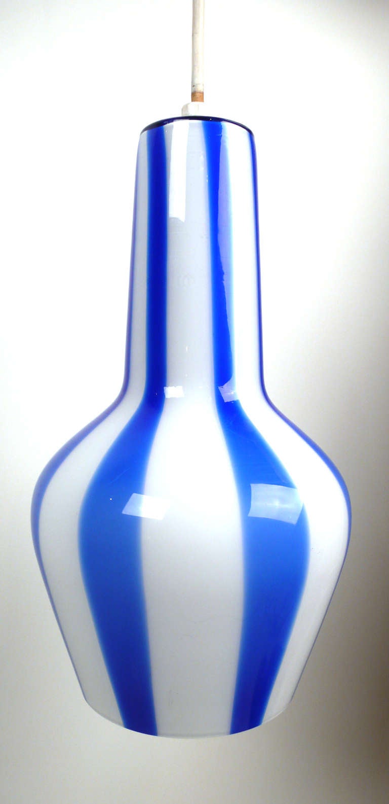 Mid-20th Century Set of Three Venini Glass Pendants