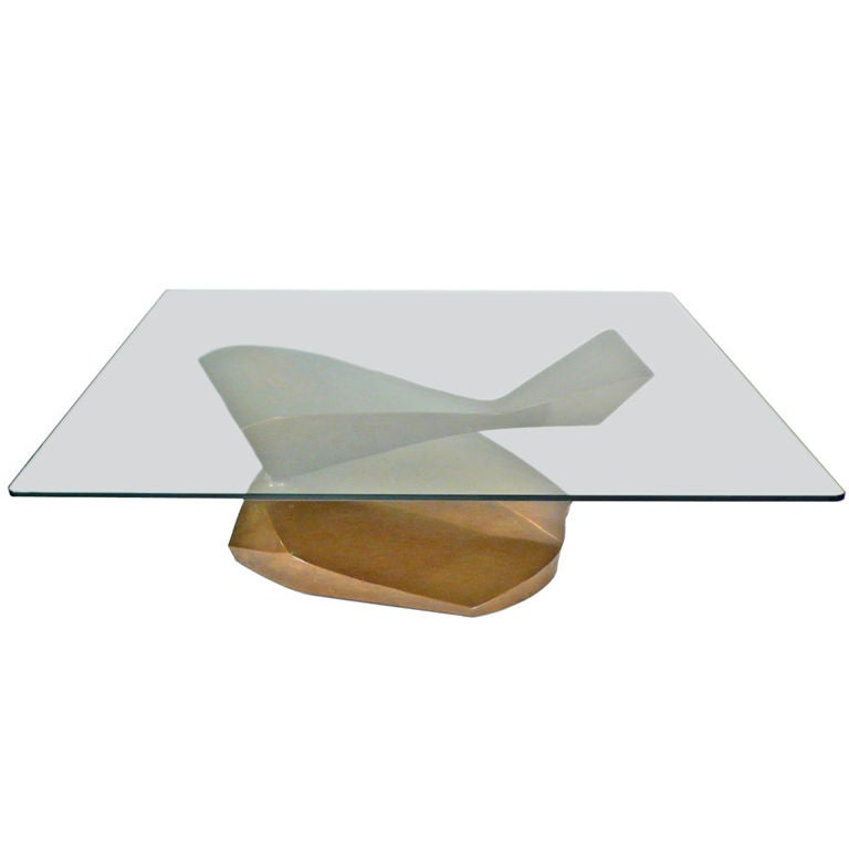 Bronze Sculpture Table at 1stdibs