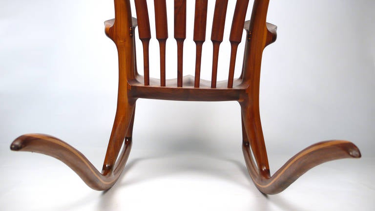 Dave Hentzel Handcrafted Rocking Chair 1