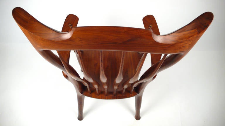 20th Century Dave Hentzel Hand-Crafted Arm Chair