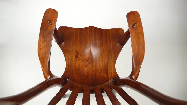 Walnut Dave Hentzel Hand-Crafted Arm Chair