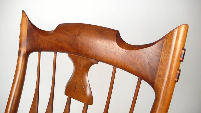 20th Century Dave Hentzel Handcrafted Rocking Chair