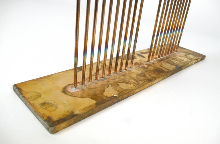 Val Bertoia Sounding Rods on Harry Bertoia's Plate 1