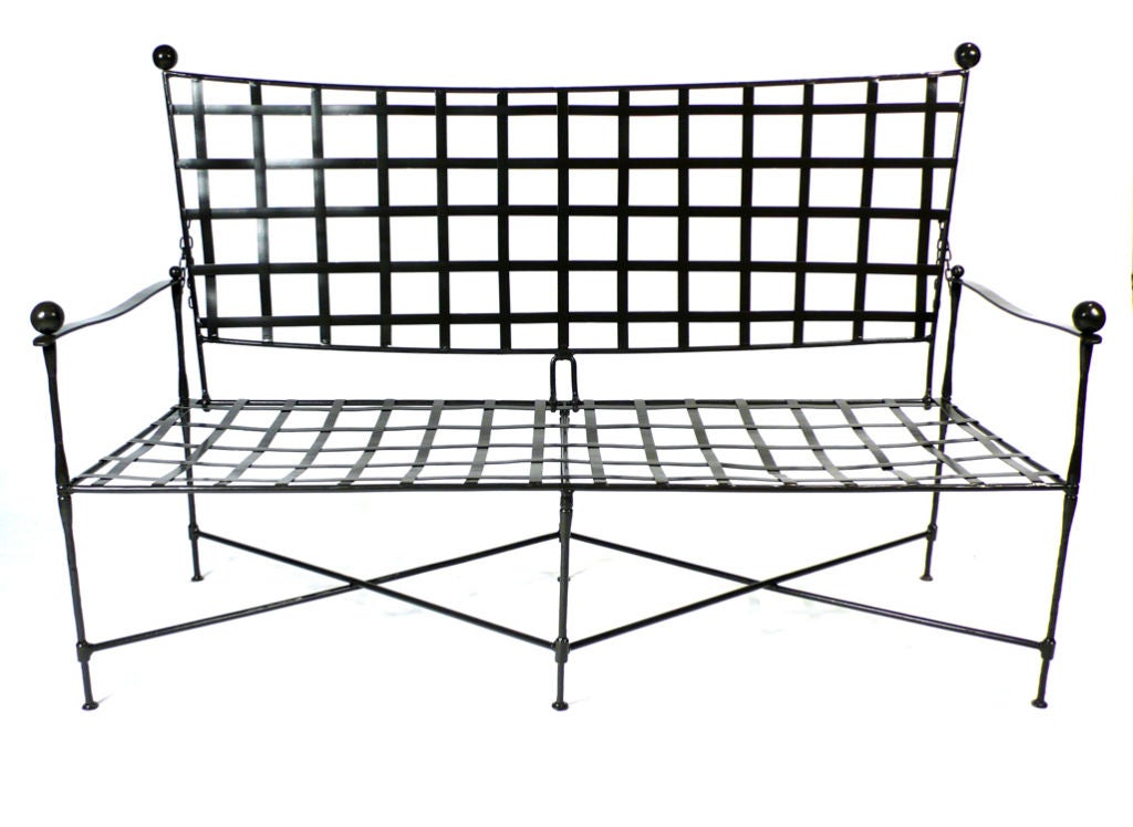 Salterini Settee, Chairs and Ottomans