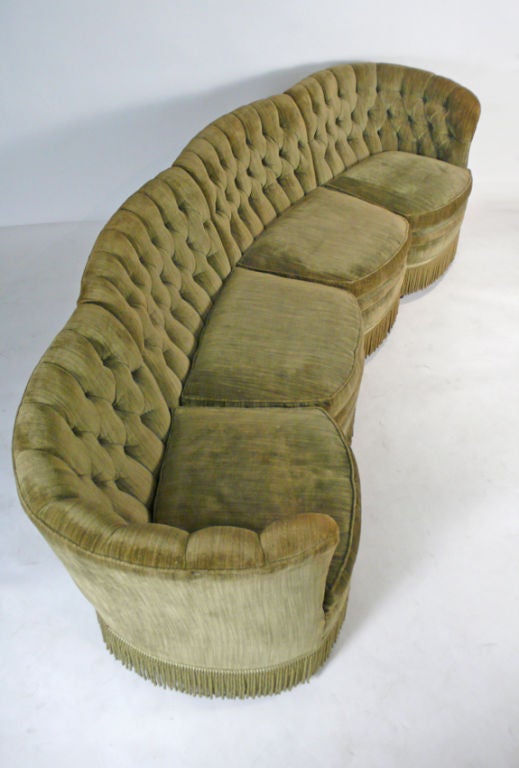 Tufted Sofa by Brandt In Good Condition In Dallas, TX