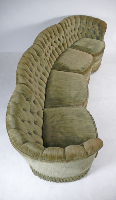 Mid-20th Century Tufted Sofa by Brandt