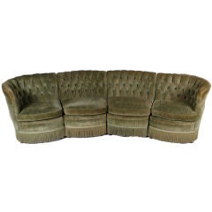 Vintage Tufted Sofa by Brandt