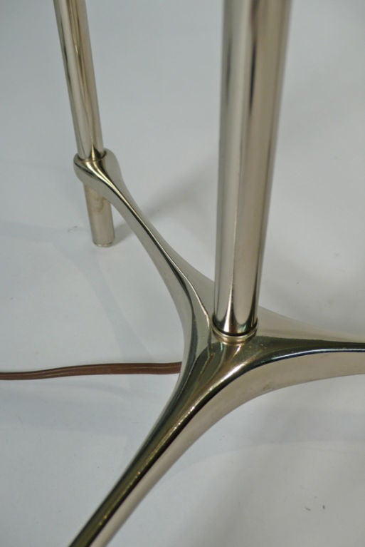 Glass Laurel Lamp Table