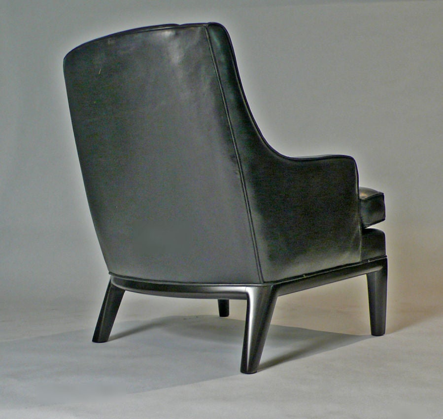 Monteverdi - Young Black Leather Club Chairs 1