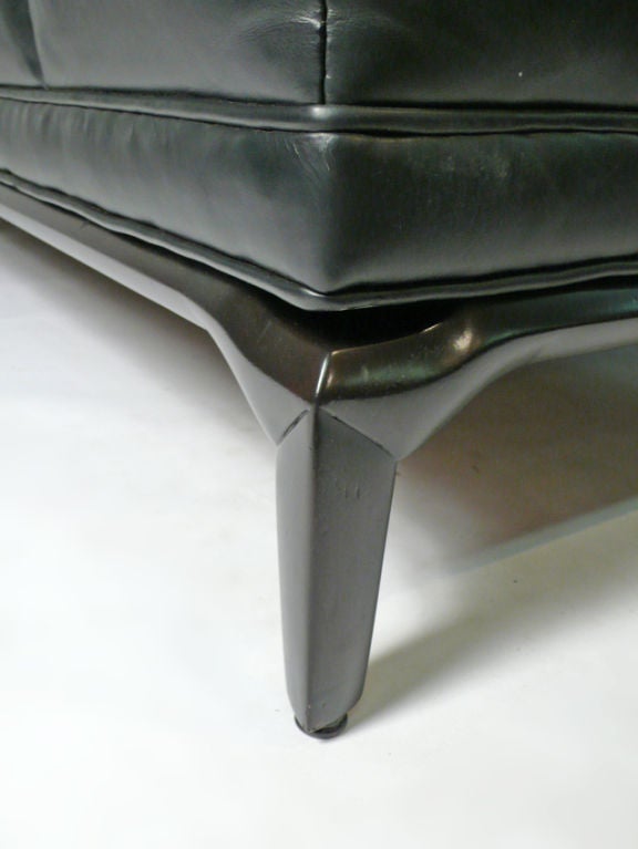 Monteverdi - Young Black Leather Sofa 6