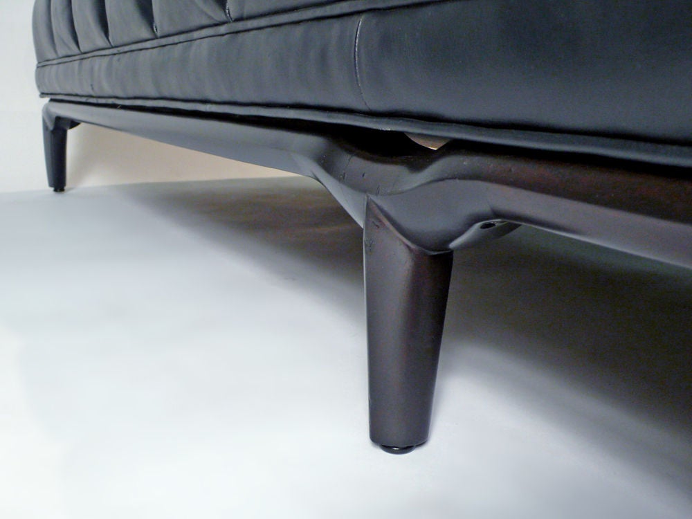 Monteverdi - Young Black Leather Sofa 4