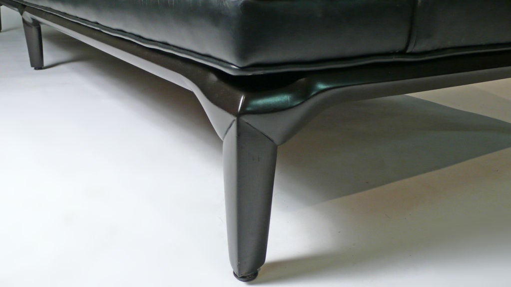 Monteverdi - Young Black Leather Sofa 5