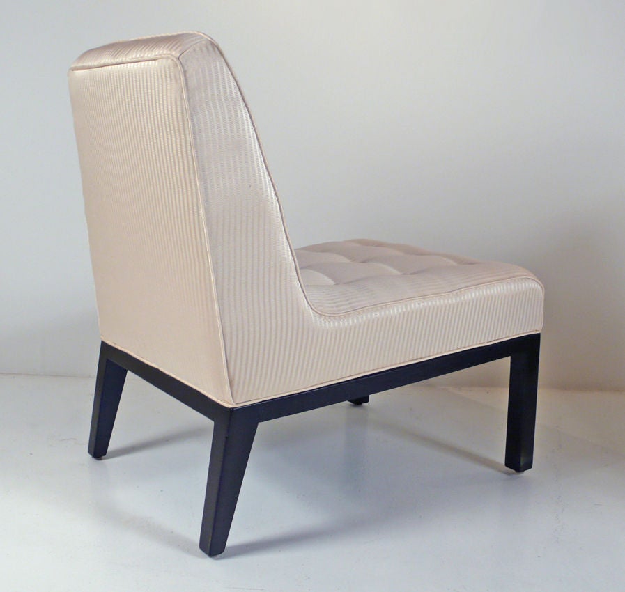 Mid-20th Century Slipper Chairs by Edward Wormley for Dunbar
