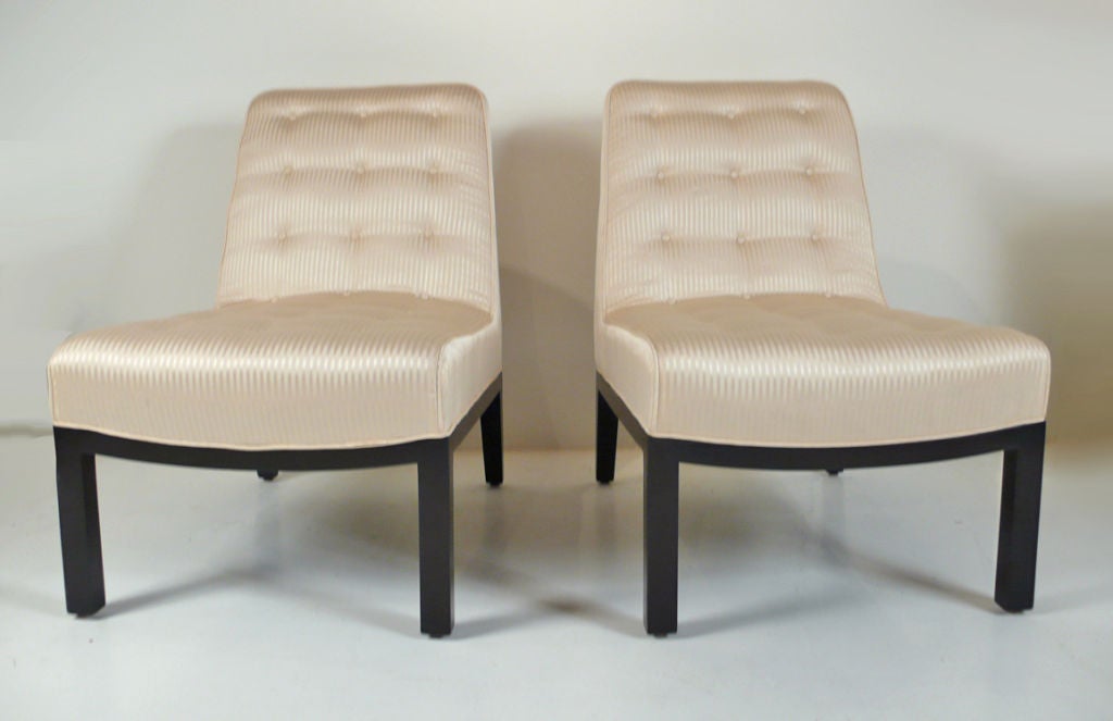 Slipper Chairs by Edward Wormley for Dunbar 1
