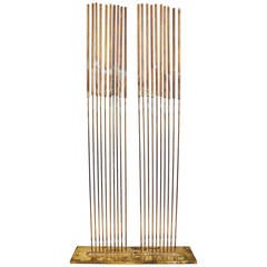 Val Bertoia Sounding Rods on Harry Bertoia's Plate 8