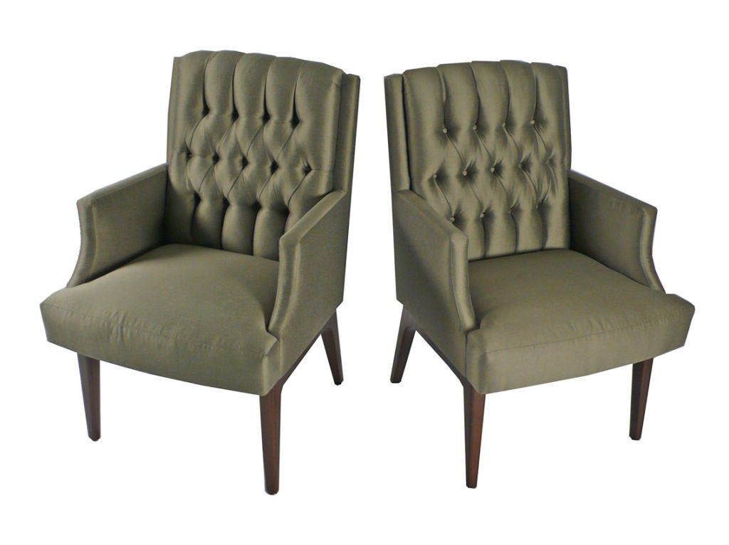 Hollywood Regency Chairs by Jens Risom