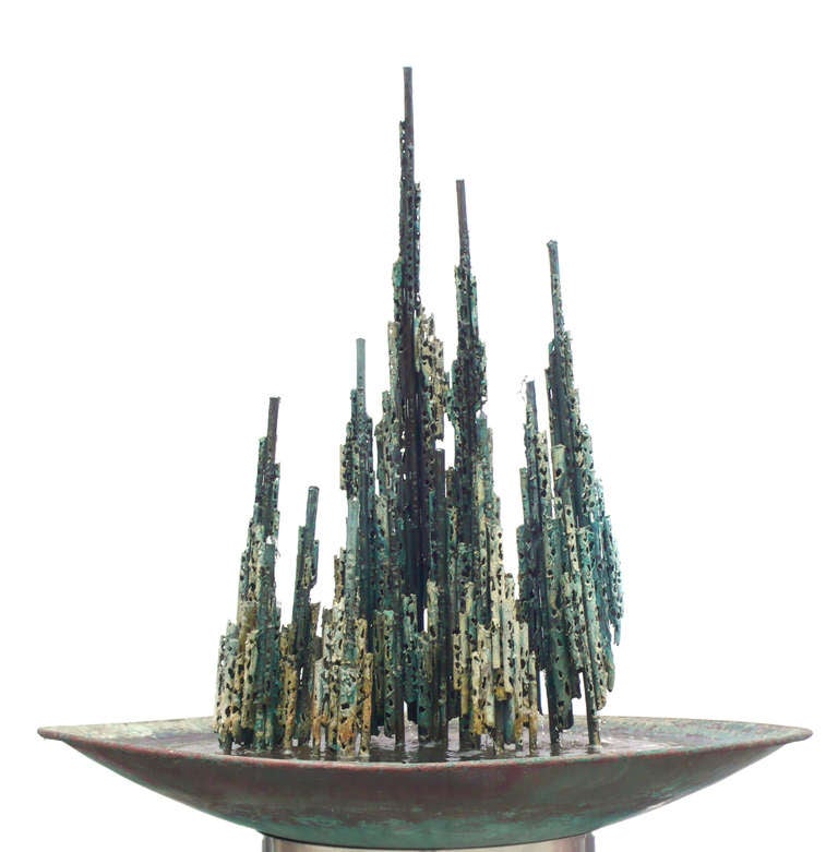 Mid-Century Modern Custom Commissioned Brutalist Fountain by Thomas Hibben