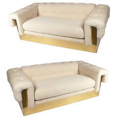 Sofas designed by Milo Baughman