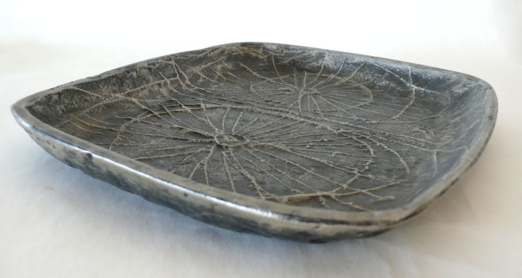 Cast Aluminum Dish by Donald Drumm