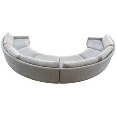 Milo Baughman Semi-Circular Party Sofa