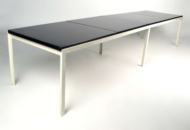 Mid-Century Modern Architectural Florence Knoll T-Angle Table Bench For Sale