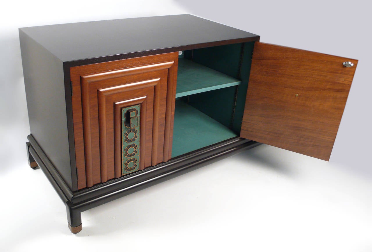 Exquisite Renzo Rutili Custom Cabinet Ensemble For Sale 1
