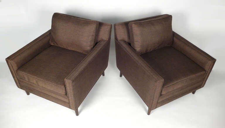 Mid-Century Modern Club Chairs by Harvey Probber For Sale