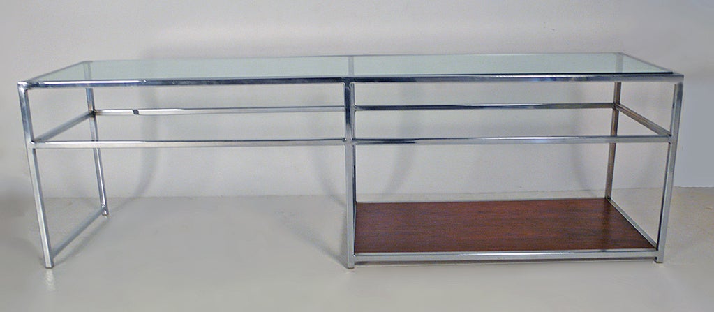 Milo Baughman Architectural Low Console