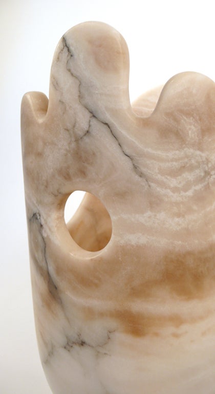 Sculptural Italian Alabaster Vase 3